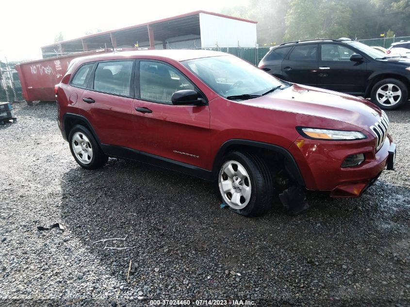 2016 JEEP CHEROKEE SPORT - 1C4PJLAB4GW146356
