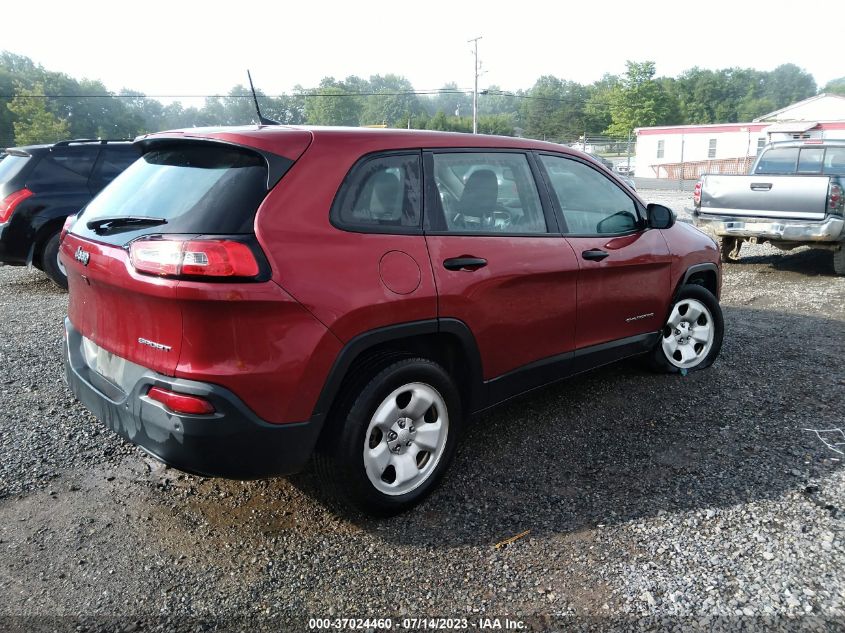 2016 JEEP CHEROKEE SPORT - 1C4PJLAB4GW146356