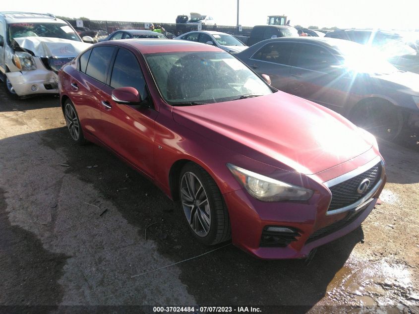 2014 INFINITI Q50 PREMIUM/SPORT - JN1BV7AP0EM674831