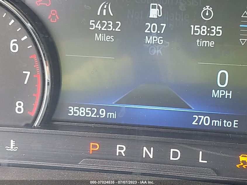 2022 FORD EXPLORER LIMITED - 1FMSK8FH4NGB20067