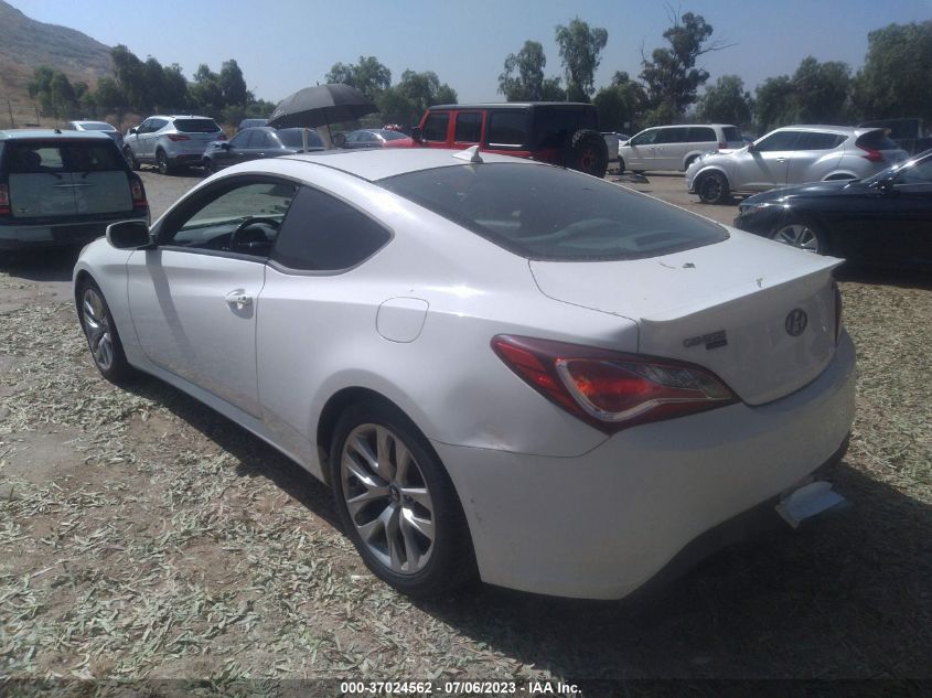 2013 HYUNDAI GENESIS COUPE 2.0T PREMIUM KMHHT6KD0DU084375
