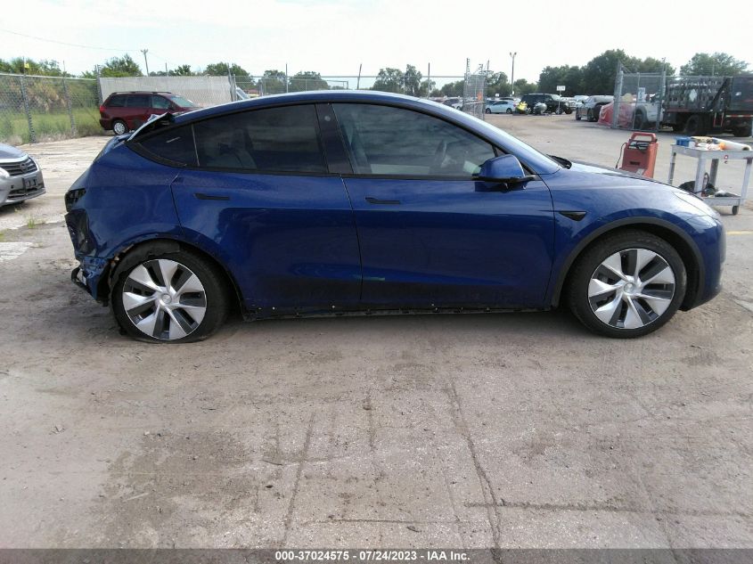 2021 TESLA MODEL Y STANDARD RANGE - 5YJYGDED9MF109128