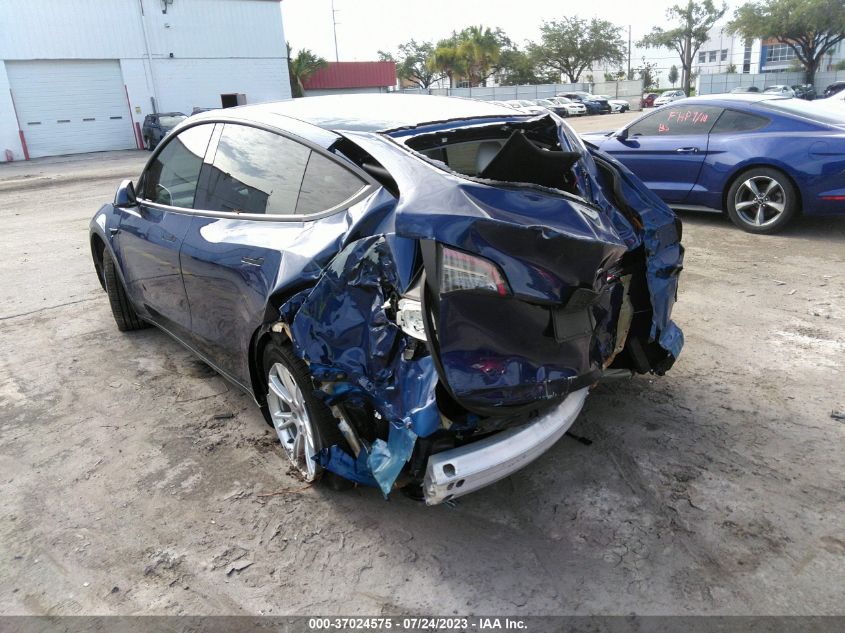 2021 TESLA MODEL Y STANDARD RANGE - 5YJYGDED9MF109128