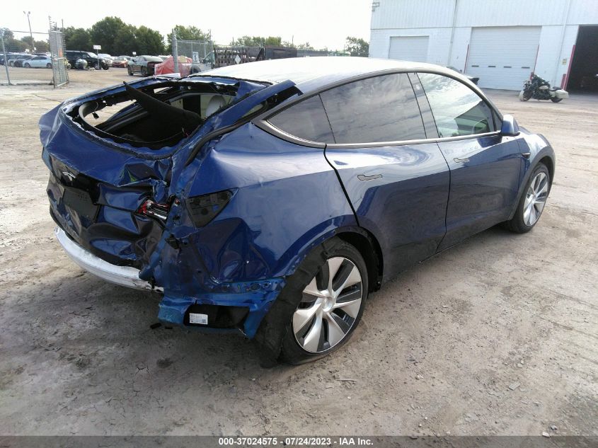 2021 TESLA MODEL Y STANDARD RANGE - 5YJYGDED9MF109128