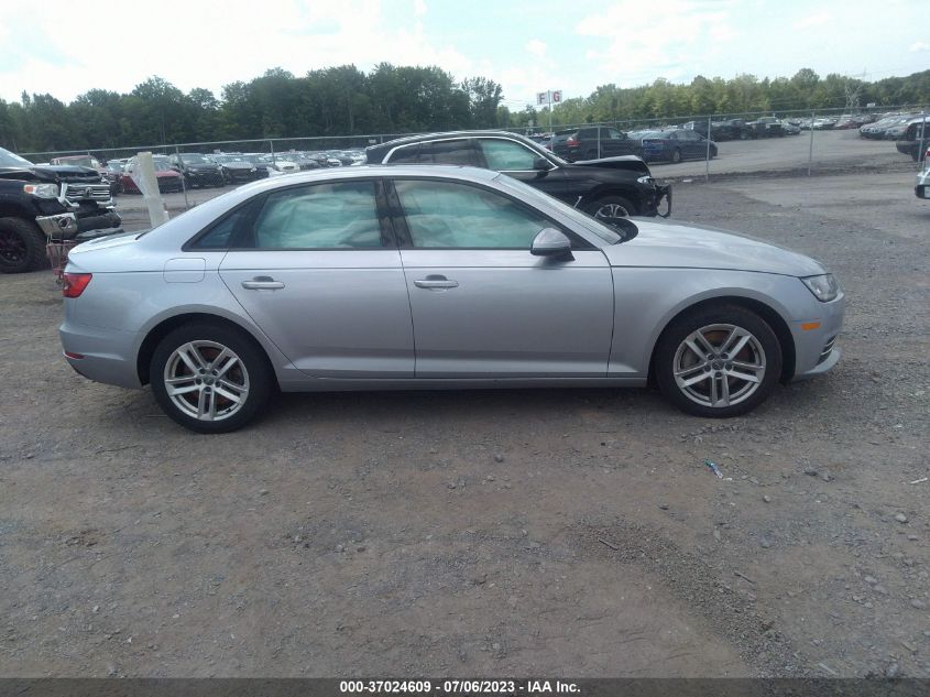 2017 AUDI A4 PREMIUM - WAUGNAF48HN049927