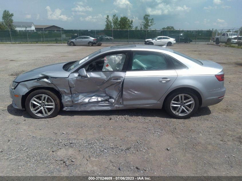 2017 AUDI A4 PREMIUM - WAUGNAF48HN049927