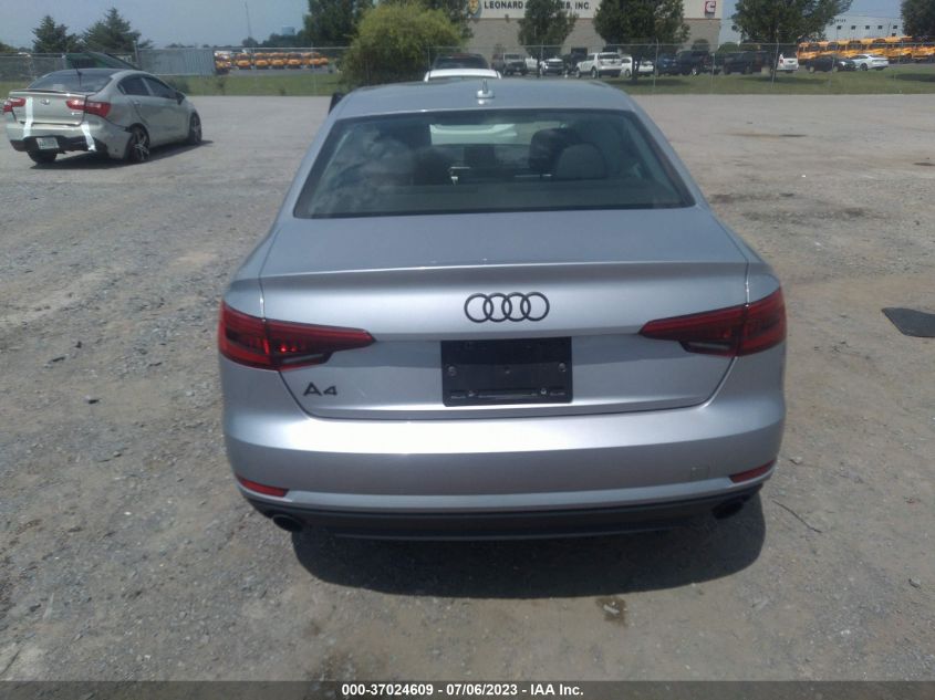 2017 AUDI A4 PREMIUM - WAUGNAF48HN049927