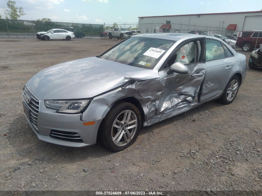 2017 AUDI A4 PREMIUM - WAUGNAF48HN049927