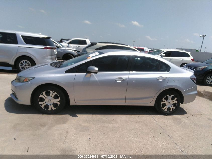 2014 HONDA CIVIC HYBRID - 19XFB4F28EE001092