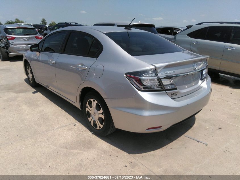 2014 HONDA CIVIC HYBRID - 19XFB4F28EE001092