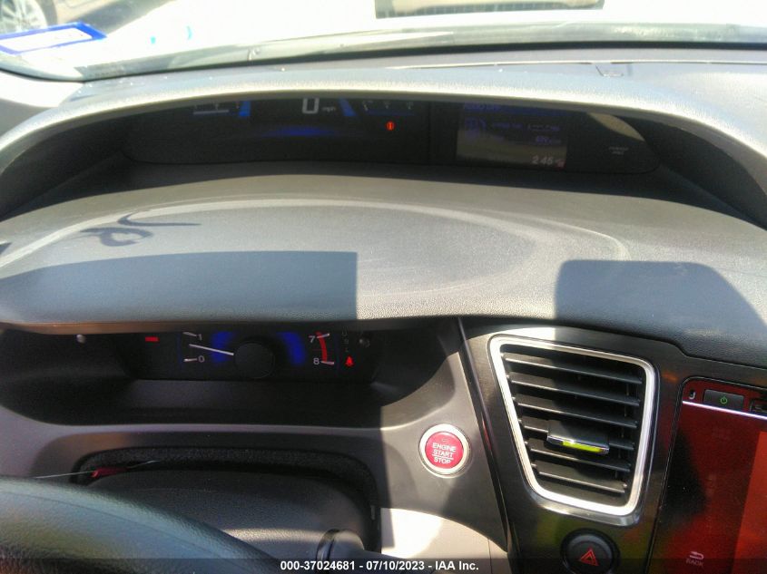 2014 HONDA CIVIC HYBRID - 19XFB4F28EE001092