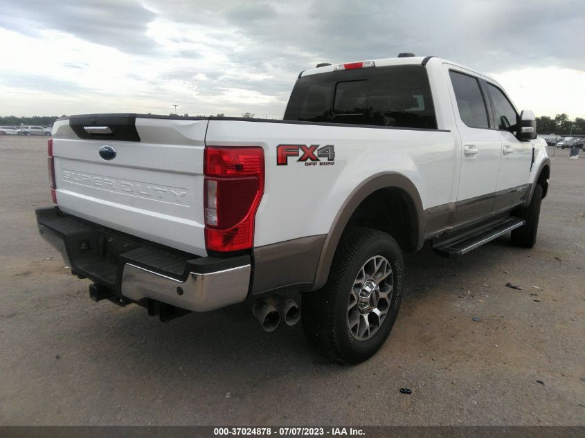 2021 FORD SUPER DUTY F-250 SRW XL/XLT/LARIAT - 1FT7W2BT6MEC80113