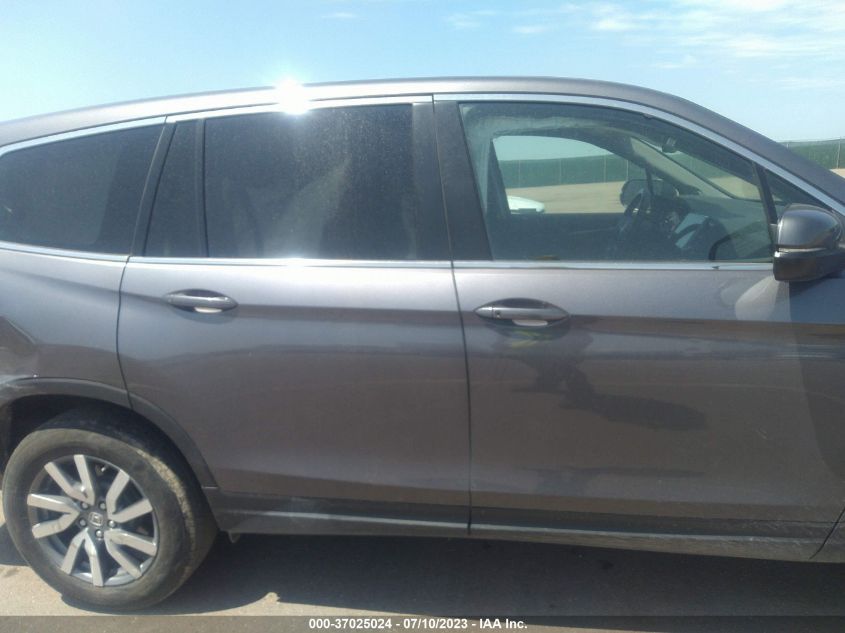 2022 HONDA PILOT EX-L - 5FNYF6H55NB017521