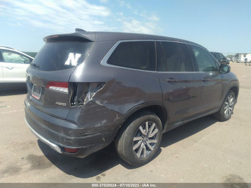 2022 HONDA PILOT EX-L - 5FNYF6H55NB017521