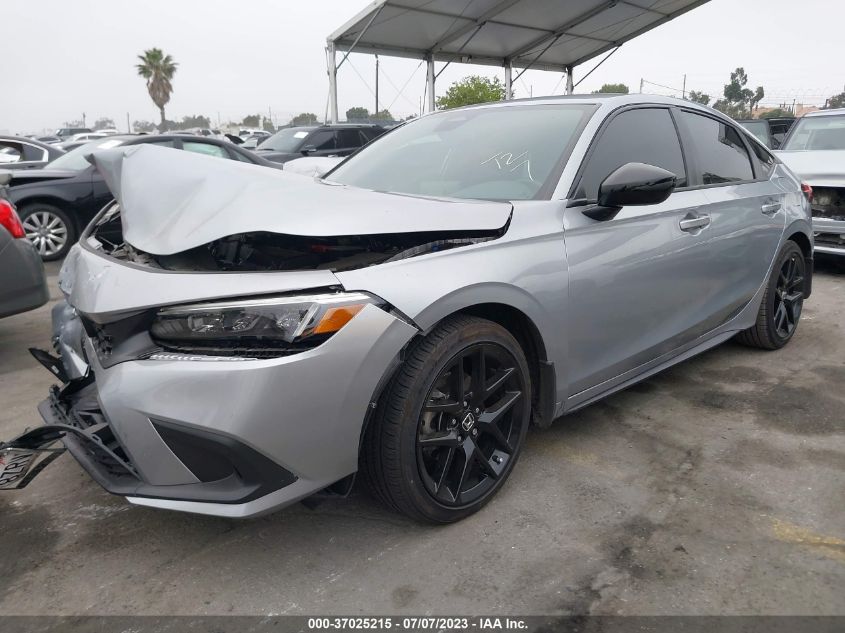 2022 HONDA CIVIC HATCHBACK SPORT - 19XFL2H88NE010359