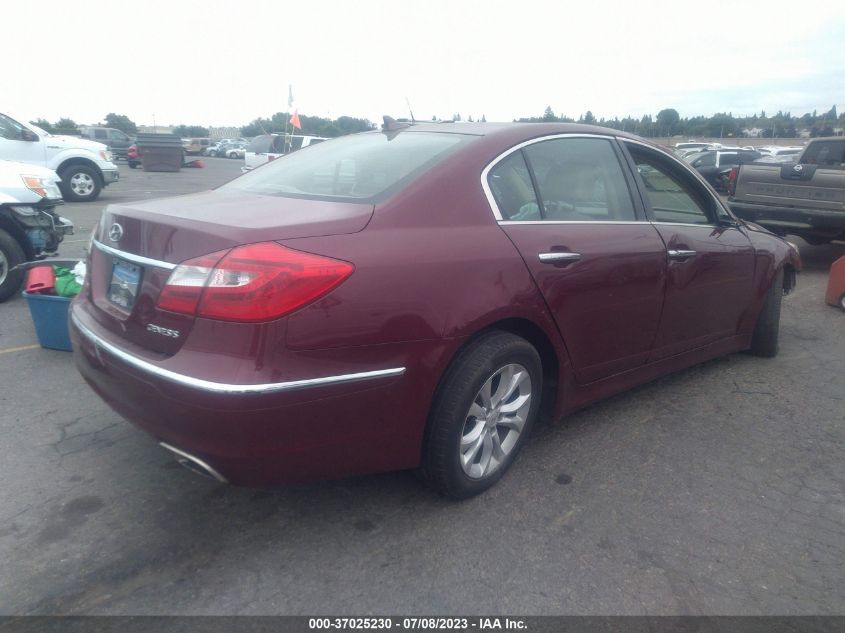 2013 HYUNDAI GENESIS 3.8L - KMHGC4DD7DU240070