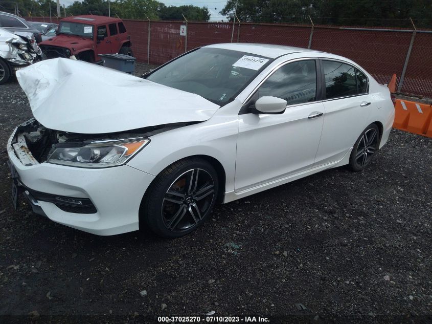 2016 HONDA ACCORD SEDAN SPORT - 1HGCR2F59GA023560