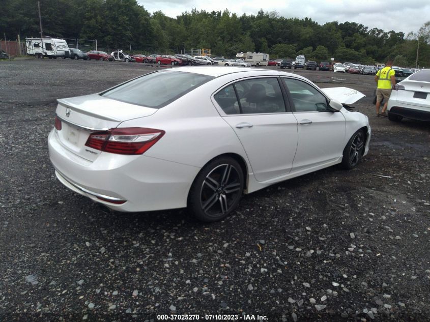 2016 HONDA ACCORD SEDAN SPORT - 1HGCR2F59GA023560