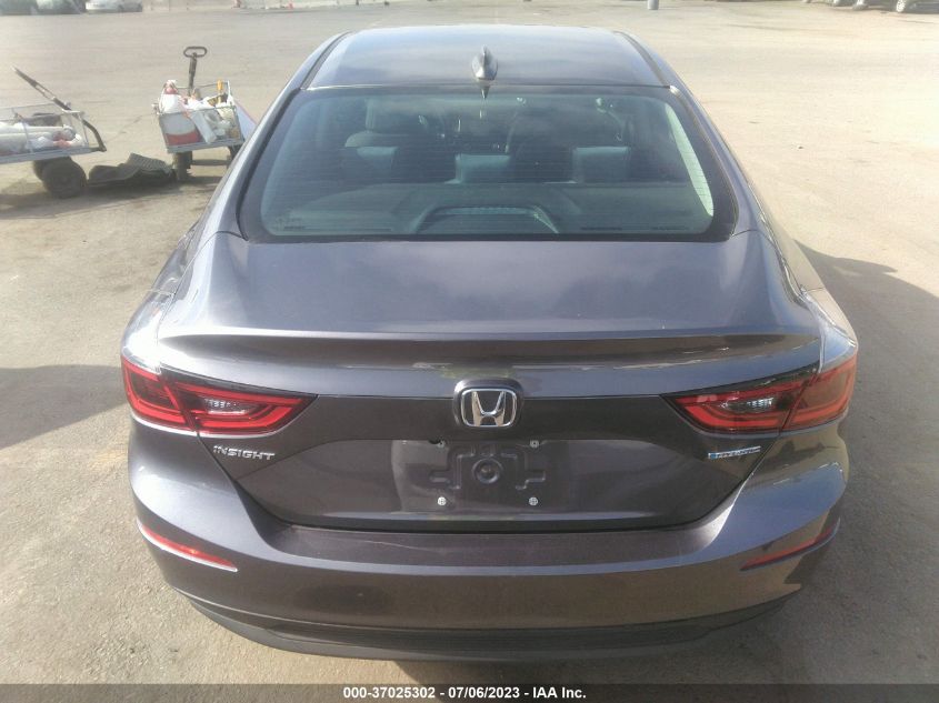 2022 HONDA INSIGHT EX 19XZE4F52NE010577