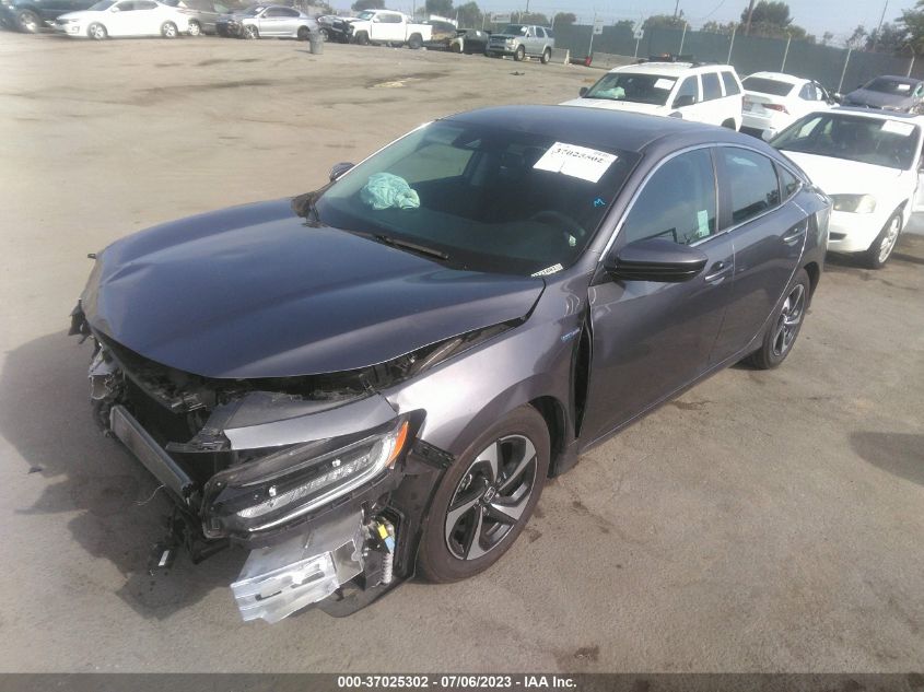 2022 HONDA INSIGHT EX 19XZE4F52NE010577