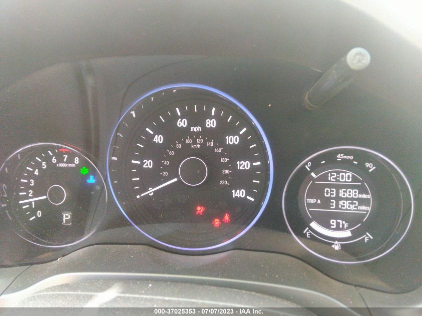 2019 HONDA HR-V LX - 3CZRU6H30KG731453