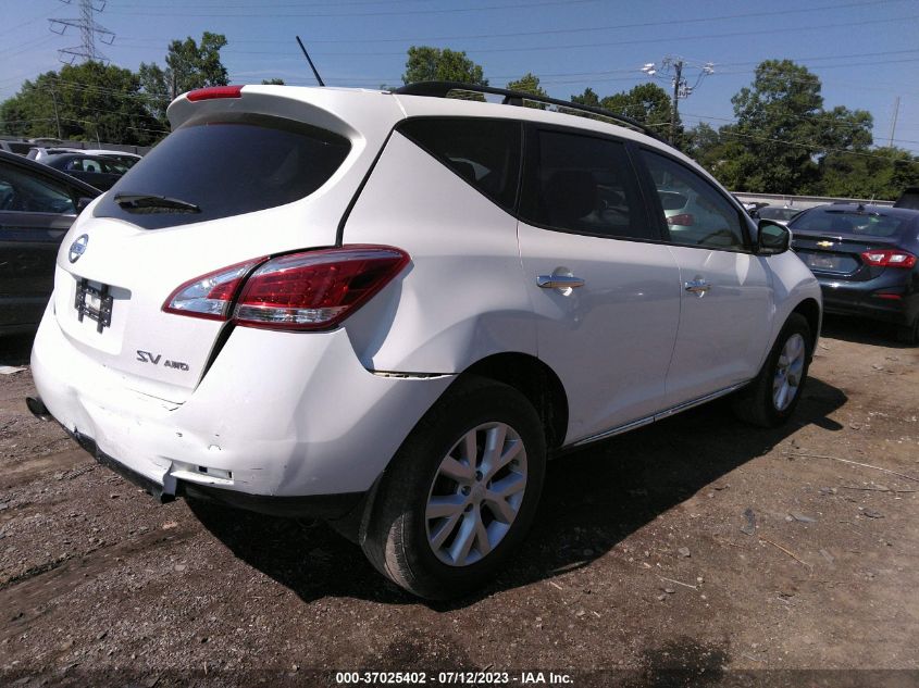 2014 NISSAN MURANO SV - JN8AZ1MW5EW521349