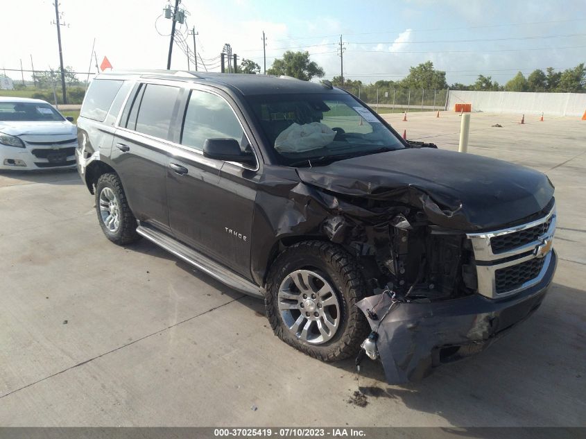 2015 CHEVROLET TAHOE C1500 LT - 1GNSCBKC6FR183998