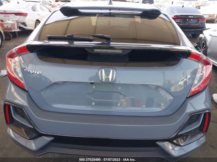 2021 HONDA CIVIC HATCHBACK EX - SHHFK7H67MU414422
