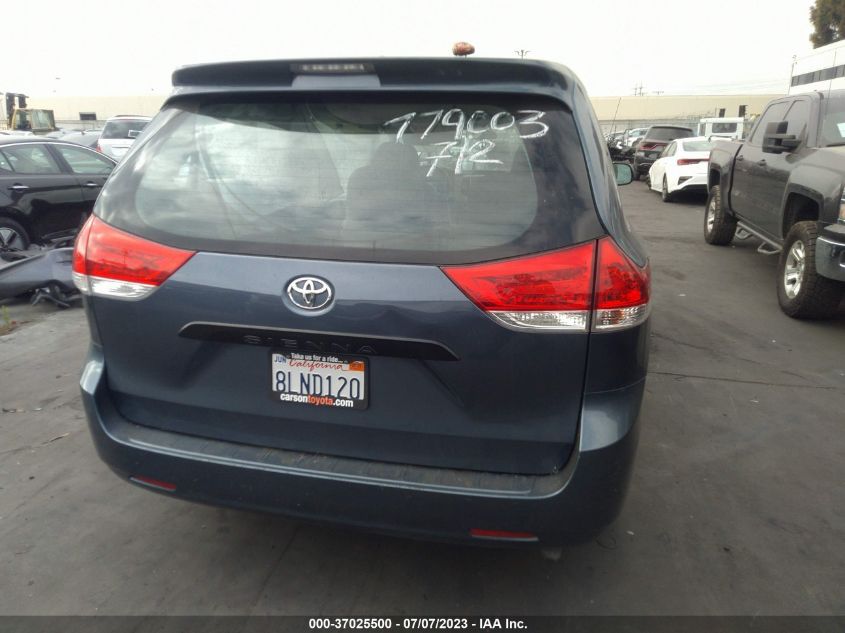 2013 TOYOTA SIENNA L - 5TDZK3DC3DS352337