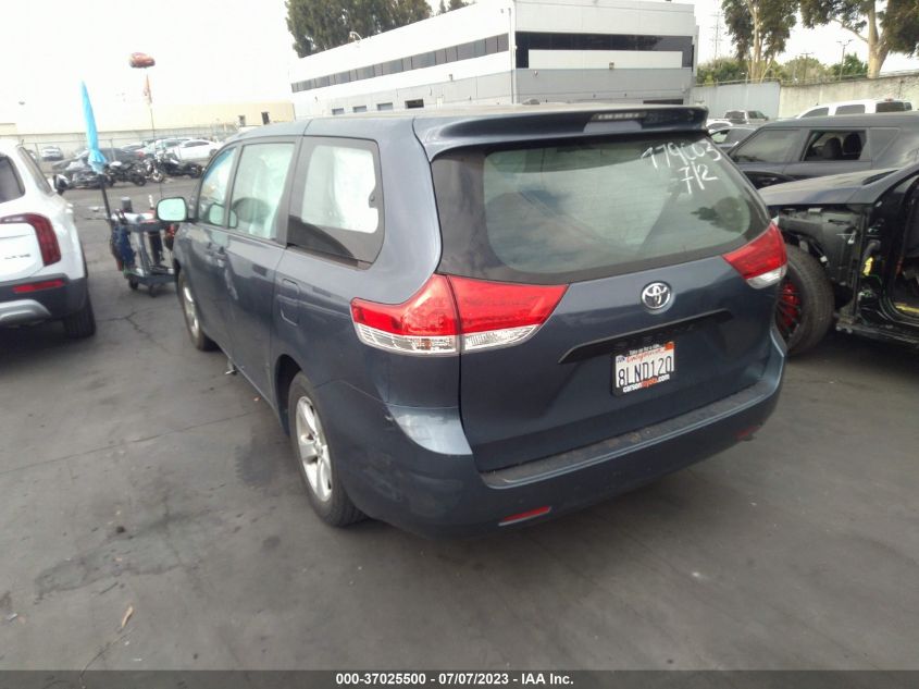 2013 TOYOTA SIENNA L - 5TDZK3DC3DS352337