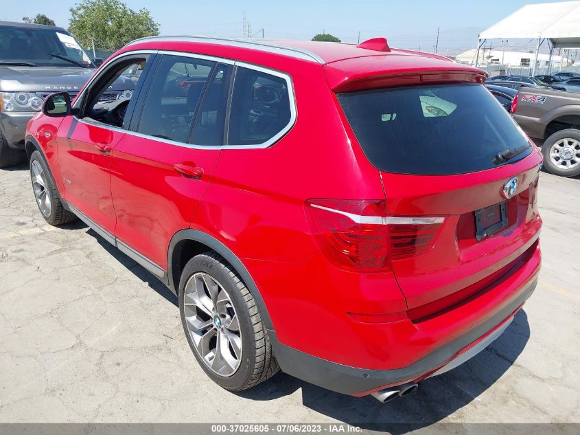 2015 BMW X3 XDRIVE28I - 5UXWX9C5XF0D46780