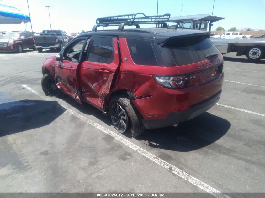 2019 LAND ROVER DISCOVERY SPORT SE - SALCP2FX7KH810604