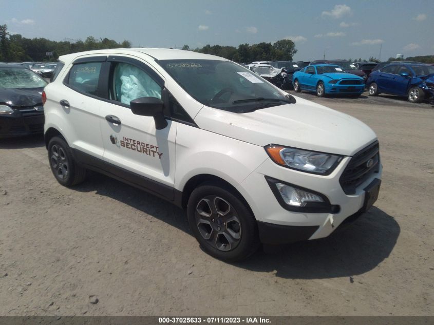2020 FORD ECOSPORT S - MAJ3S2FE8LC38930