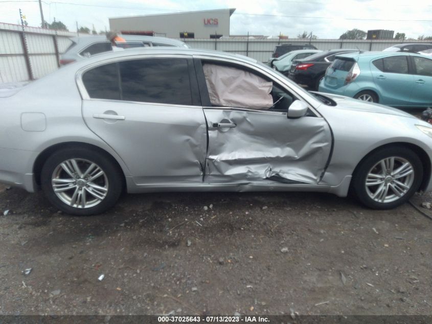 2013 INFINITI G37X - JN1CV6AR4DM352269