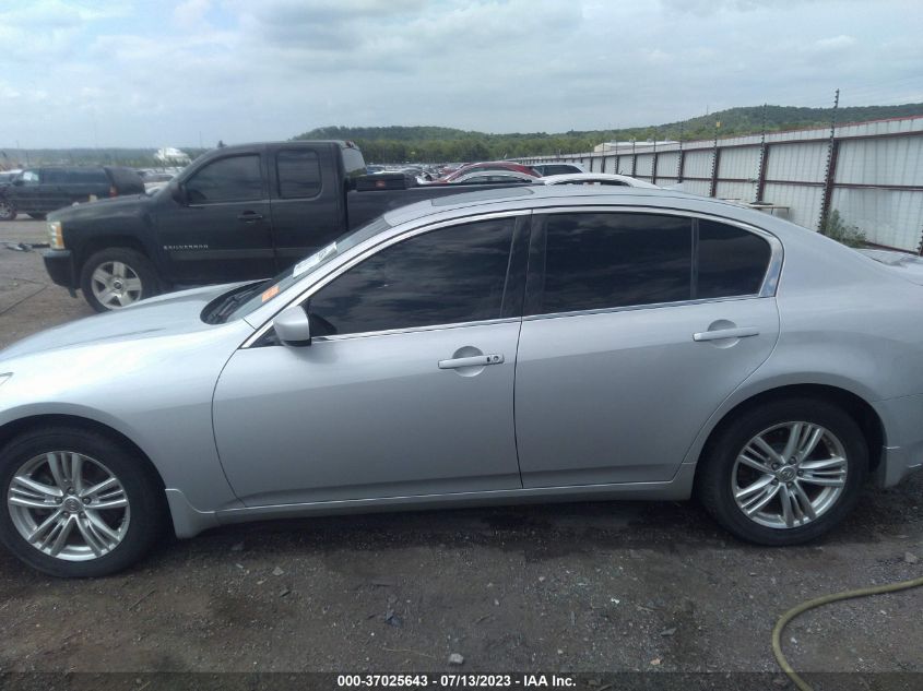 2013 INFINITI G37X - JN1CV6AR4DM352269