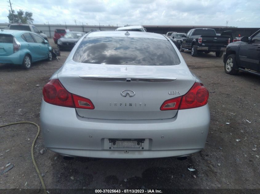 2013 INFINITI G37X - JN1CV6AR4DM352269