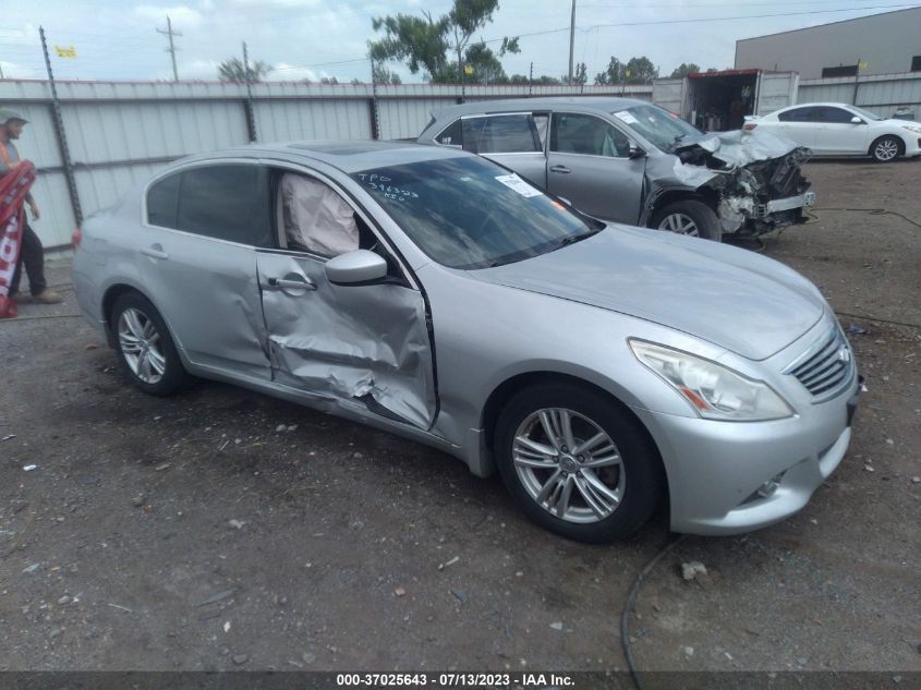 2013 INFINITI G37X - JN1CV6AR4DM352269