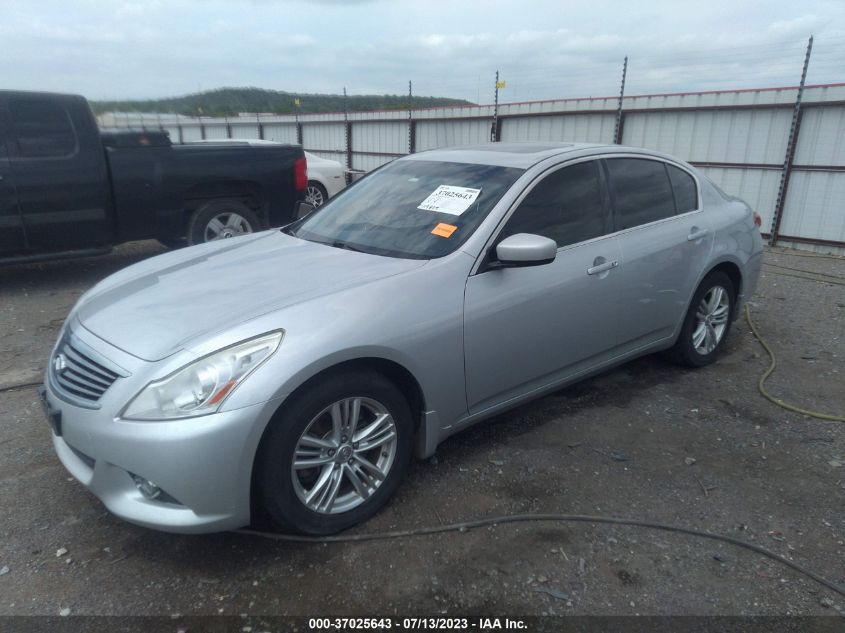 2013 INFINITI G37X - JN1CV6AR4DM352269