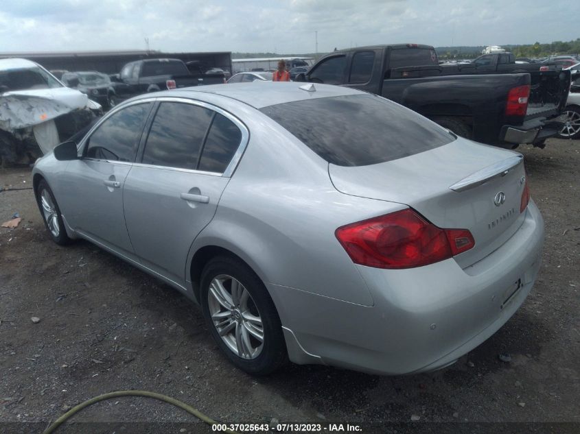 2013 INFINITI G37X - JN1CV6AR4DM352269