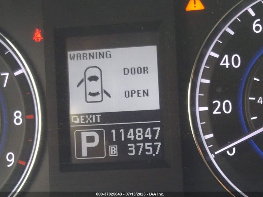 2013 INFINITI G37X - JN1CV6AR4DM352269