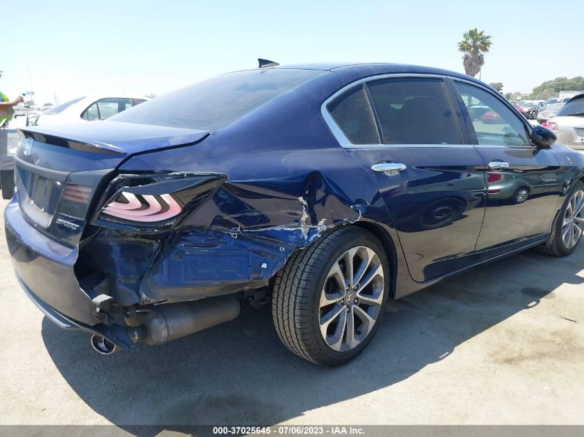 2015 HONDA ACCORD SEDAN SPORT - 1HGCR2F50FA041296