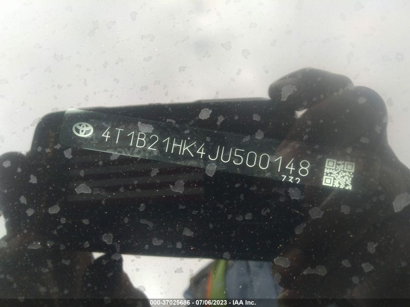 2018 TOYOTA CAMRY HYBRID - 4T1B21HK4JU500148