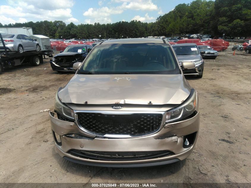 2016 KIA SEDONA EX - KNDMC5C10G6083933