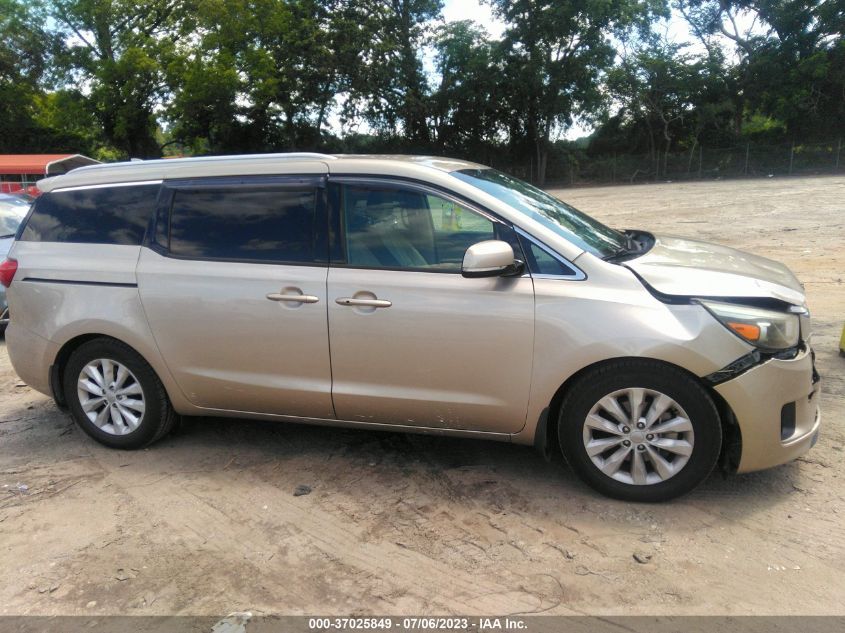 2016 KIA SEDONA EX - KNDMC5C10G6083933