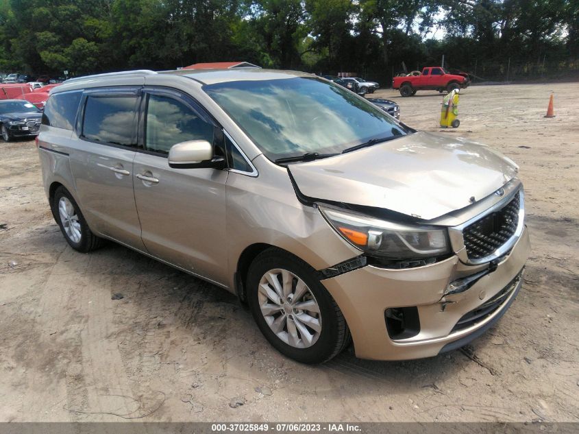 2016 KIA SEDONA EX - KNDMC5C10G6083933