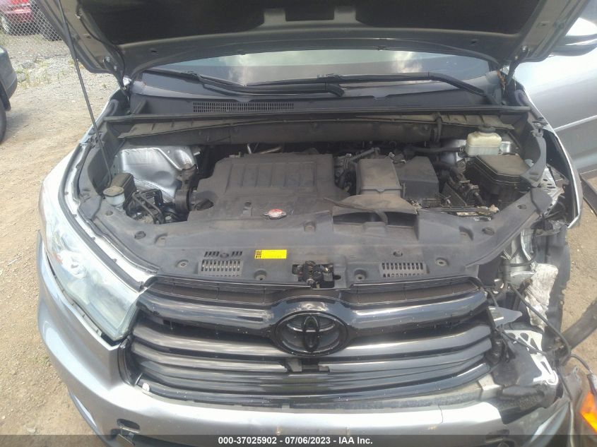 2016 TOYOTA HIGHLANDER XLE - 5TDJKRFH8GS288597