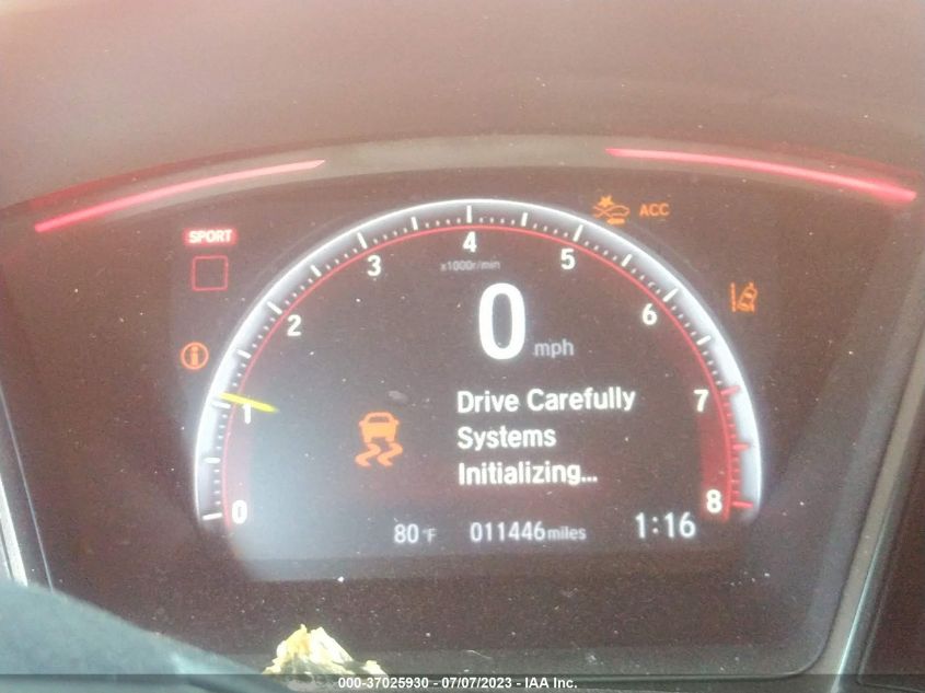 2021 HONDA CIVIC TYPE R TOURING - SHHFK8G77MU202958