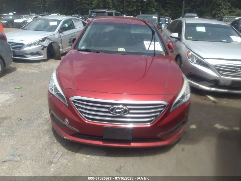 2015 HYUNDAI SONATA 2.4L SE - 5NPE24AF0FH227341