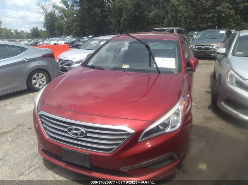 2015 HYUNDAI SONATA 2.4L SE - 5NPE24AF0FH227341