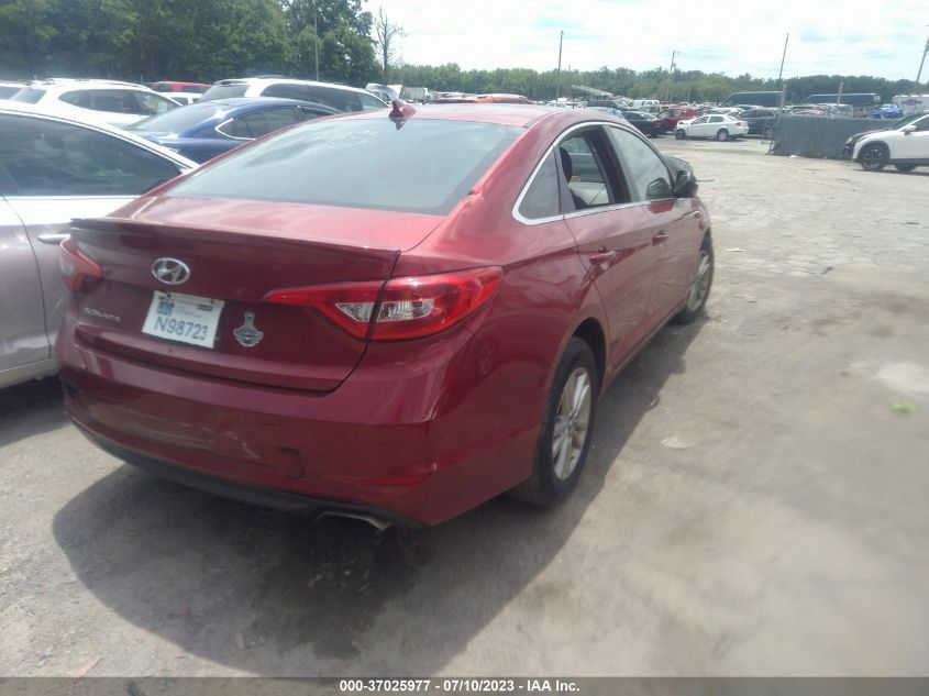 2015 HYUNDAI SONATA 2.4L SE - 5NPE24AF0FH227341